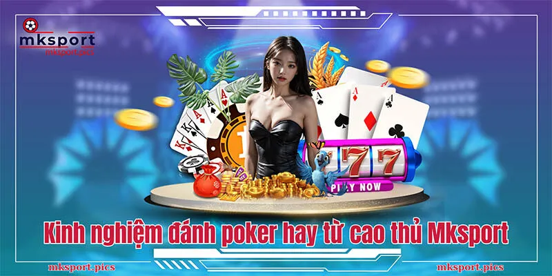 Kinh nghiệm đánh poker hay từ cao thủ Mksport